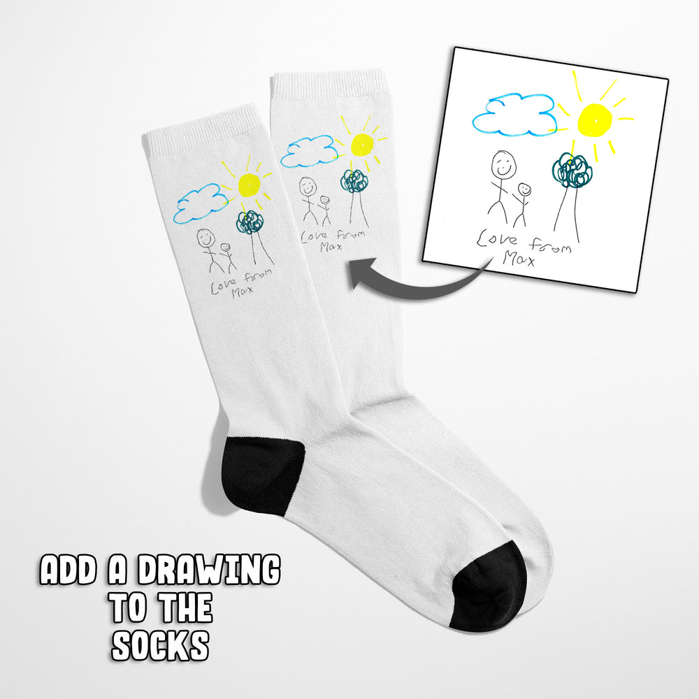 Add Your Own Drawing Socks #1 image